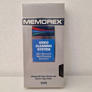 Memorex VHS Head Cleaner Video Head Cleaning SAFEGUARD SYSTEM ~ SEALED